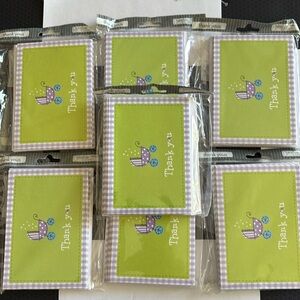 7 Packages - Thank You Cards - Baby Shower - BNIP
